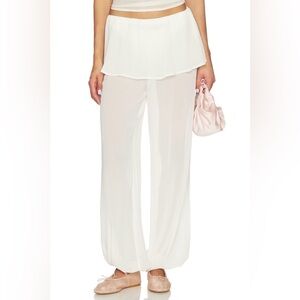 NWT MORE TO COME Laguna Balloon Pant in Ivory Size XS